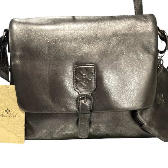 Patricia Nash Mili Leather Medium Flap Crossbody w/ Coin Pouch  0114 - Picture 2 of 13